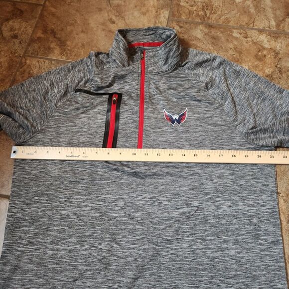 NHL Washington Capitals Quarter-Zip | Men’s Medium | Long Sleeve - Picture 2 of 10